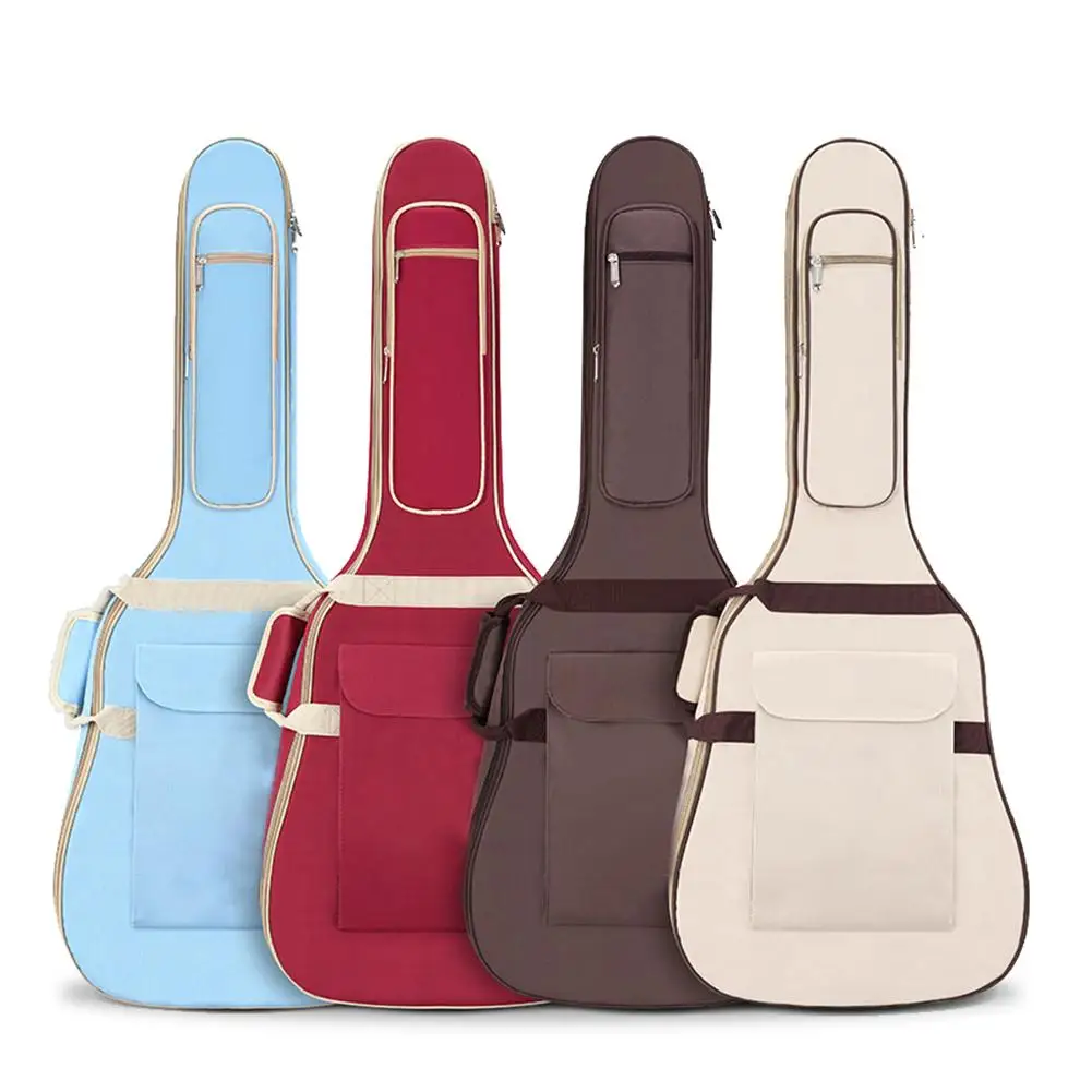 40/41 Inch Oxford Fabric Acoustic Guitar Gig Bag Waterproof Backpack 5mm Cotton Double Shoulder Straps Padded Soft Case
40/41 Inch Oxford Fabric Acoustic Guitar Gig Bag Waterproof Backpack 5mm Cotton Double Shoulder Straps Padded Soft Case