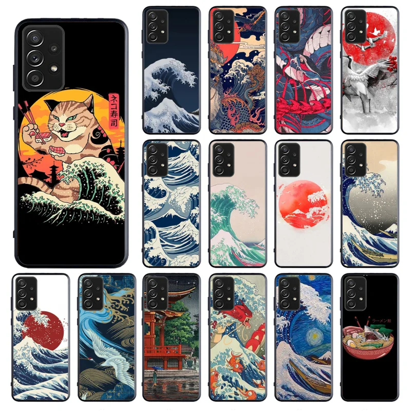 Japanese Style Wave Art Phone Case for Samsung Galaxy A13 A22 A12 A32 A71 A11 A21S A33 A52 A72 A51 A50 A70 A31 M31 Funda Coque
Japanese Style Wave Art Phone Case for Samsung Galaxy A13 A22 A12 A32 A71 A11 A21S A33 A52 A72 A51 A50 A70 A31 M31 Funda Coque