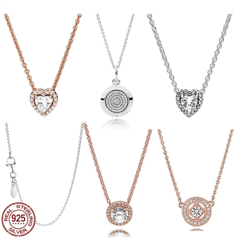 New 925 sterling silver temperament personality shining heart series necklace is fit original charm DIY jewelry gifts
New 925 sterling silver temperament personality shining heart series necklace is fit original charm DIY jewelry gifts