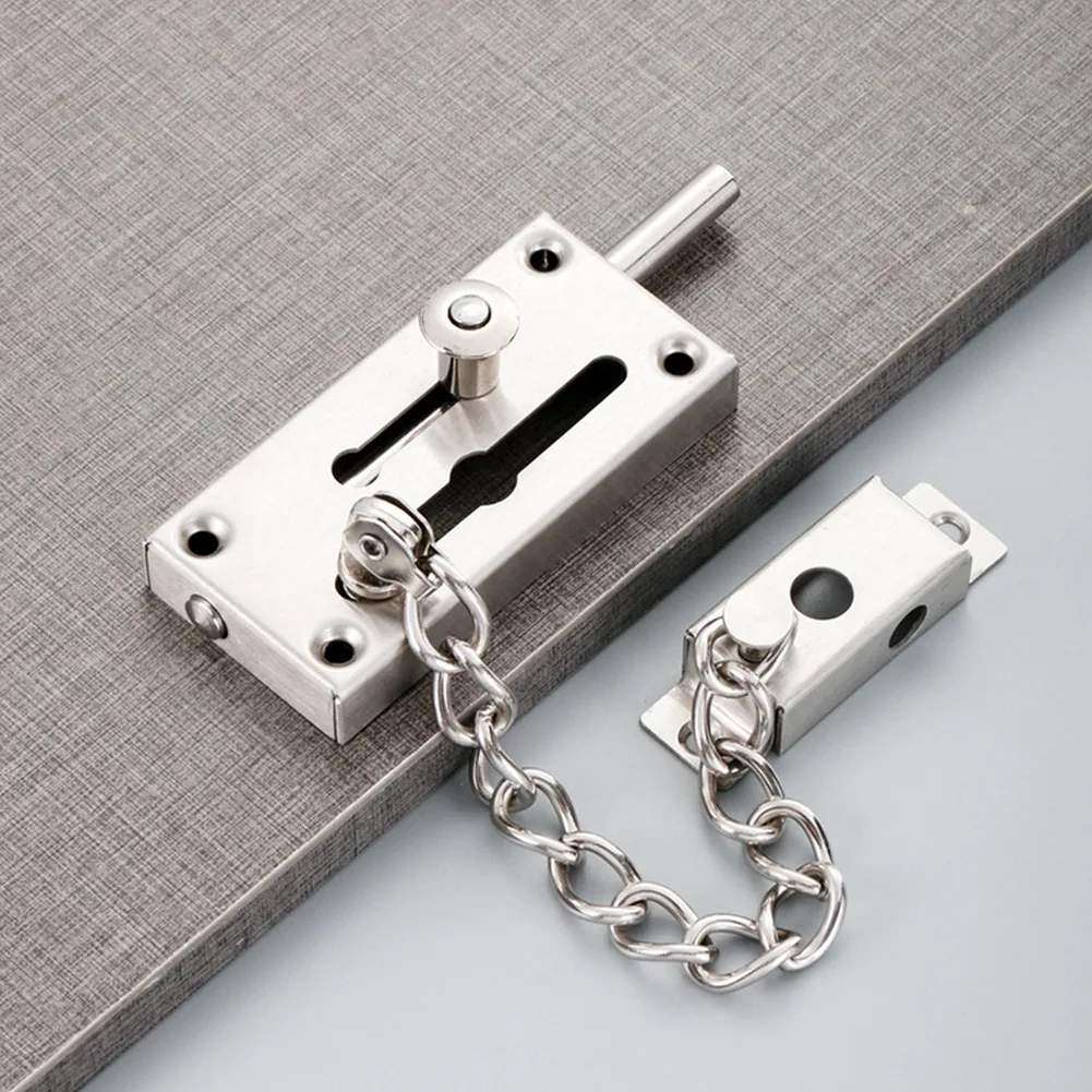 Hardware Security Door Chain Apartment And Hotel Door Door For Cabinet For Residential Safe Guard Lock Latch Silver
Hardware Security Door Chain Apartment And Hotel Door Door For Cabinet For Residential Safe Guard Lock Latch Silver
