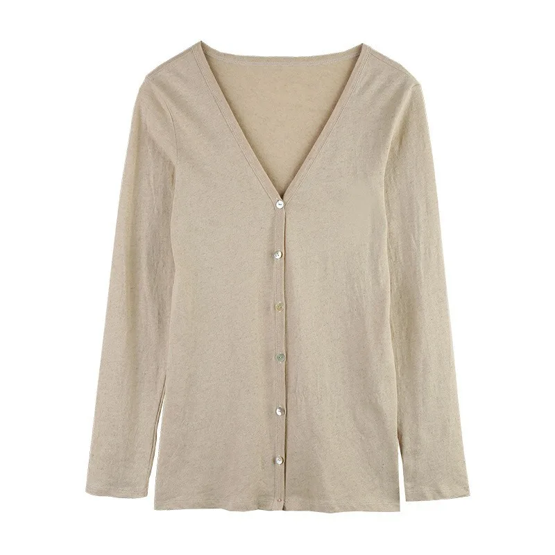 New Spring and Autumn New V-neck Solid Color Temperament Slim Fit Long-sleeved Fashion Knitted Cardigan Top for Women 2021
New Spring and Autumn New V-neck Solid Color Temperament Slim Fit Long-sleeved Fashion Knitted Cardigan Top for Women 2021
