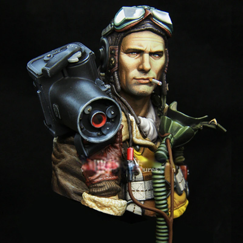 NX Bust World War II B-17 Crew Cameraman Model Resin Model Kit Tumei Colorless Self-assembly Resin Doll Military Figure
NX Bust World War II B-17 Crew Cameraman Model Resin Model Kit Tumei Colorless Self-assembly Resin Doll Military Figure