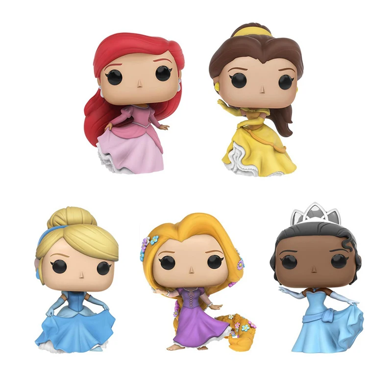 7 Style Princess Figures Beauty and The Beast Belle Ariel Rapunzel Cinderella Tiana Action Figures Queen Elsa Anna PVC Model
7 Style Princess Figures Beauty and The Beast Belle Ariel Rapunzel Cinderella Tiana Action Figures Queen Elsa Anna PVC Model