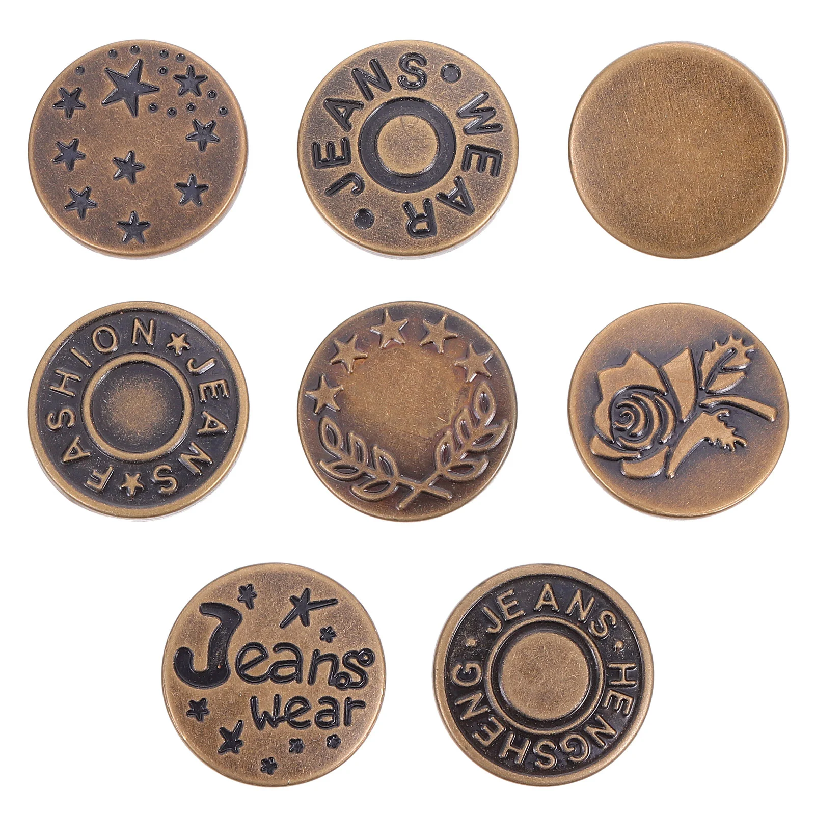 Button Buttons Jeans Jean Metal Clips Fasteners Snap Instant Sew No Large Clip Detachable Pant Pants Buckle
Button Buttons Jeans Jean Metal Clips Fasteners Snap Instant Sew No Large Clip Detachable Pant Pants Buckle