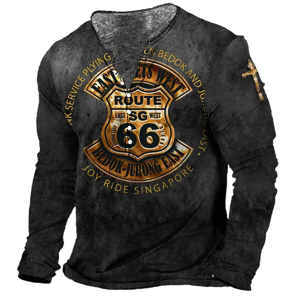 Brand Vintage printed shirt Men's long cotton T-shirt V-neck cotton oversized pullover Street sports shirt Harajuku pattern top
Brand Vintage printed shirt Men's long cotton T-shirt V-neck cotton oversized pullover Street sports shirt Harajuku pattern top