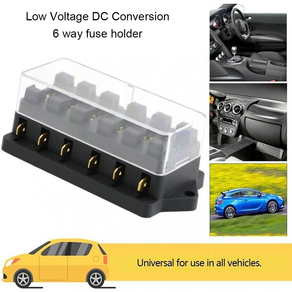 Plastic 6 Way Automotive Fuse Box Portable Embedded Anti-rust Pre-drilled Dustproof Boat Engine Holder with Fuses
Plastic 6 Way Automotive Fuse Box Portable Embedded Anti-rust Pre-drilled Dustproof Boat Engine Holder with Fuses