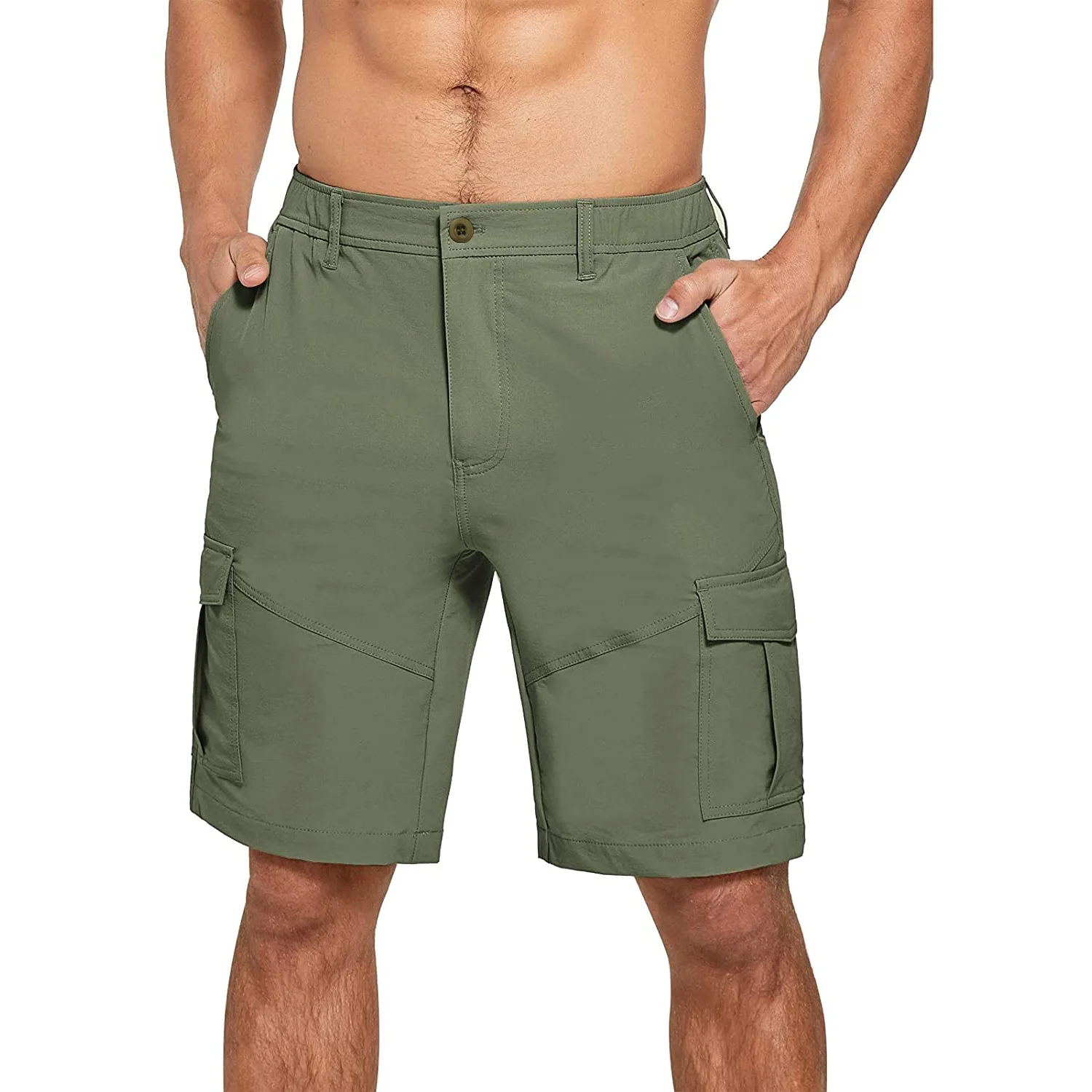 Summer Solid Outdoor Military Shorts Men's Waterproof Wear-Resistant Cargo Shorts Quick Dry Multi-pocket Casual Hiking Pants
Summer Solid Outdoor Military Shorts Men's Waterproof Wear-Resistant Cargo Shorts Quick Dry Multi-pocket Casual Hiking Pants