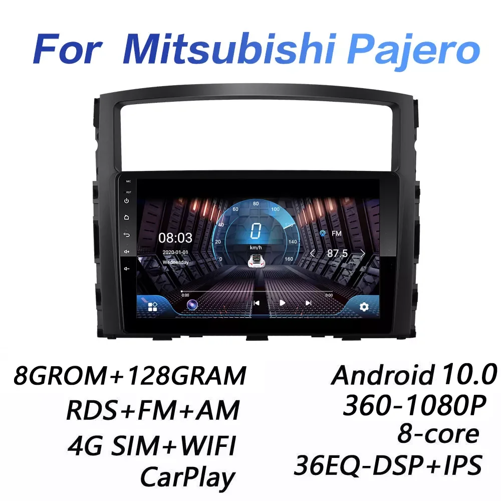 Автомагнитола NEW2023, мультимедийный проигрыватель 2 Din на Android 128, 8 ГБ + 10,0 ГБ, IPS, 2.5D, 36DSP, с GPS, для Mitsubishi Pajero V97 2006-2014 navigatio Ra
Автомагнитола NEW2023, мультимедийный проигрыватель 2 Din на Android 128, 8 ГБ + 10,0 ГБ, IPS, 2.5D, 36DSP, с GPS, для Mitsubishi Pajero V97 2006-2014 navigatio Ra