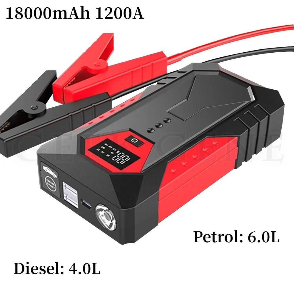 High Power 18000mAh Car Jump Starter Power Bank Car Booster Charger 12V Starting Device Petrol Diesel Car Emergency Booster
High Power 18000mAh Car Jump Starter Power Bank Car Booster Charger 12V Starting Device Petrol Diesel Car Emergency Booster