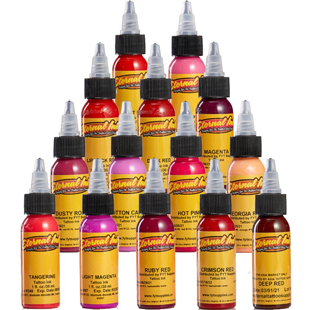 ELECOOL 30ML/Bottle Professional Tattoo Inks Safe Half Permanent Tattoo Paints Supplies For Body Beauty Art tool Tattoo Pigment
ELECOOL 30ML/Bottle Professional Tattoo Inks Safe Half Permanent Tattoo Paints Supplies For Body Beauty Art tool Tattoo Pigment