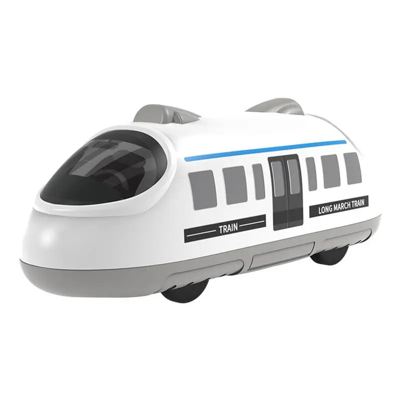 

Push And Go Train Toddler Toy High Speed Railway Cars Pull Back Car Friction Powered Mini Desk Crawling Car Pull Back Toys For