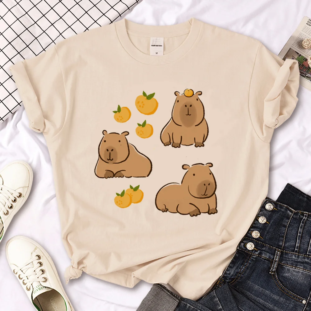 Capibara Capybara t-shirts women harajuku summer manga tshirt girl designer y2k clothes
Capibara Capybara t-shirts women harajuku summer manga tshirt girl designer y2k clothes