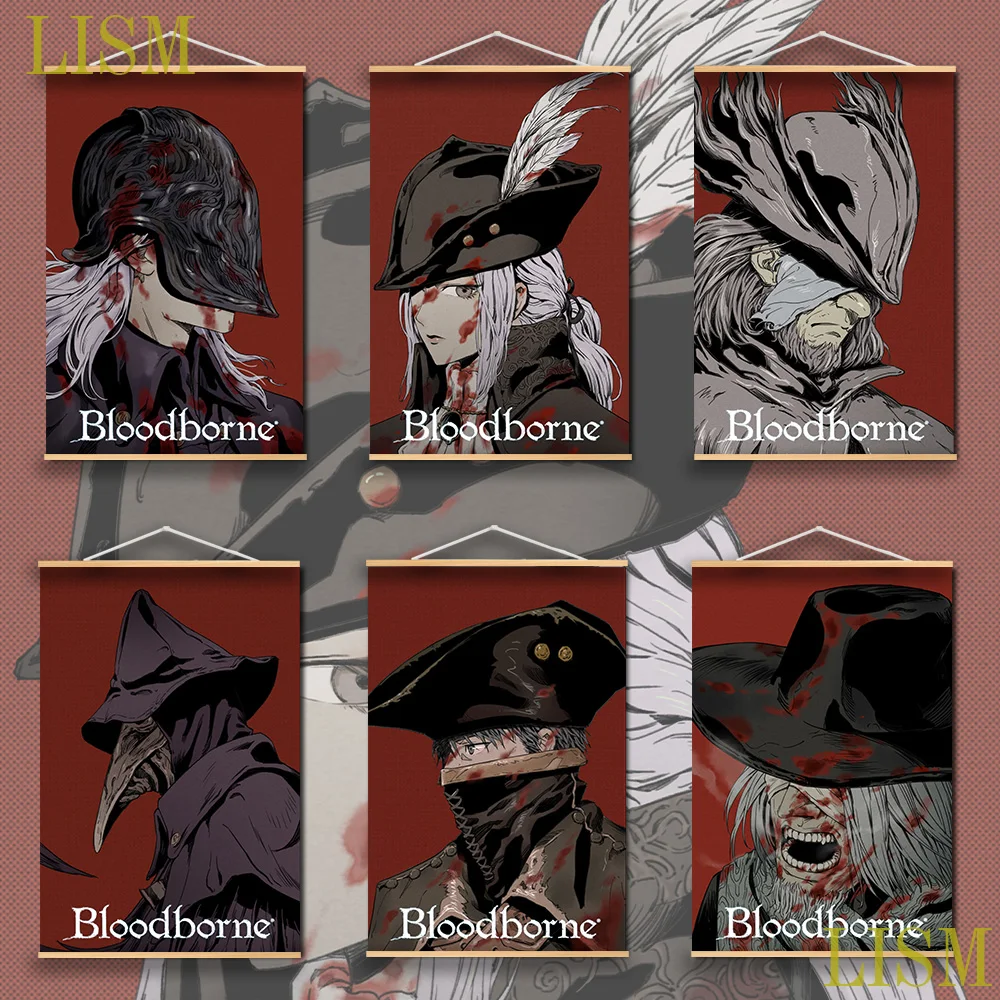 Bloodborne Character Djura Brador Anime manga wall Poster solid wood hanging scroll with canvas painting
Bloodborne Character Djura Brador Anime manga wall Poster solid wood hanging scroll with canvas painting