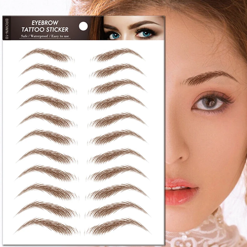 1sheet Black/Brown Hair-liked Authentic Eyebrow Tattoo Sticker Easy To Use Waterproof Long Lasting Makeup False Eyebrow Stickers
1sheet Black/Brown Hair-liked Authentic Eyebrow Tattoo Sticker Easy To Use Waterproof Long Lasting Makeup False Eyebrow Stickers