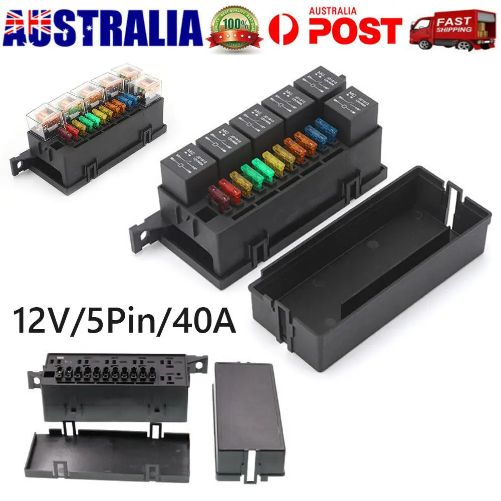 Блок предохранителей ATC/ATO, 12 В, 6 ячеек 
Блок предохранителей ATC/ATO, 12 В, 6 ячеек