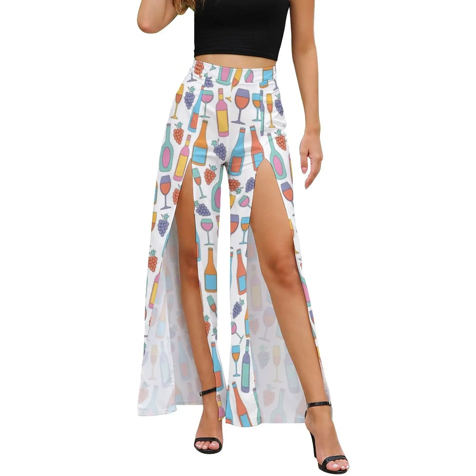 Endless Wine Celebration Pants Summer Adorable Wine Glass Casual Wide Leg Pants Women Slit Straight Street Wear Printed Trousers
Endless Wine Celebration Pants Summer Adorable Wine Glass Casual Wide Leg Pants Women Slit Straight Street Wear Printed Trousers