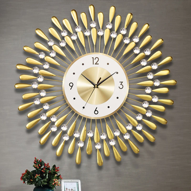 Decorative Wall Clock Modern Design Hanging Luxury Retro Mural Wall Clock Quartz Clock Mechanism Reloj Pared Digital Clock
Decorative Wall Clock Modern Design Hanging Luxury Retro Mural Wall Clock Quartz Clock Mechanism Reloj Pared Digital Clock