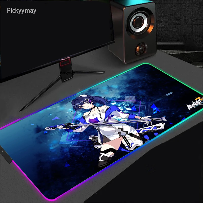 Honkai Impact Gaming Mouse Pad RGB Backlight Rug Anime 900x400 Gamer XXL Computer Mousepad Non-Slip Rubber PC Desk Mat For CSGO
Honkai Impact Gaming Mouse Pad RGB Backlight Rug Anime 900x400 Gamer XXL Computer Mousepad Non-Slip Rubber PC Desk Mat For CSGO