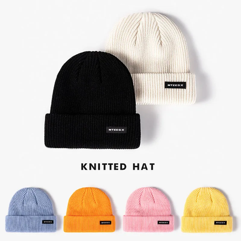 BISENMADE Casual Knitted Hat For Men And Women Fashion Letter Applique Skullcap Autumn Winter Leisure Warm Beanie Cap 
BISENMADE Casual Knitted Hat For Men And Women Fashion Letter Applique Skullcap Autumn Winter Leisure Warm Beanie Cap