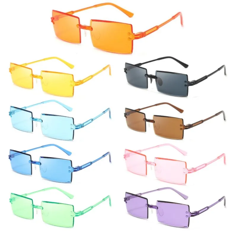 Fashion Vintage Colors Sunglasses Women Rimless Rectangle Shade Gradient Eyewear Summer Goggles UV400 Outdoor Travel Sun Glasses
Fashion Vintage Colors Sunglasses Women Rimless Rectangle Shade Gradient Eyewear Summer Goggles UV400 Outdoor Travel Sun Glasses