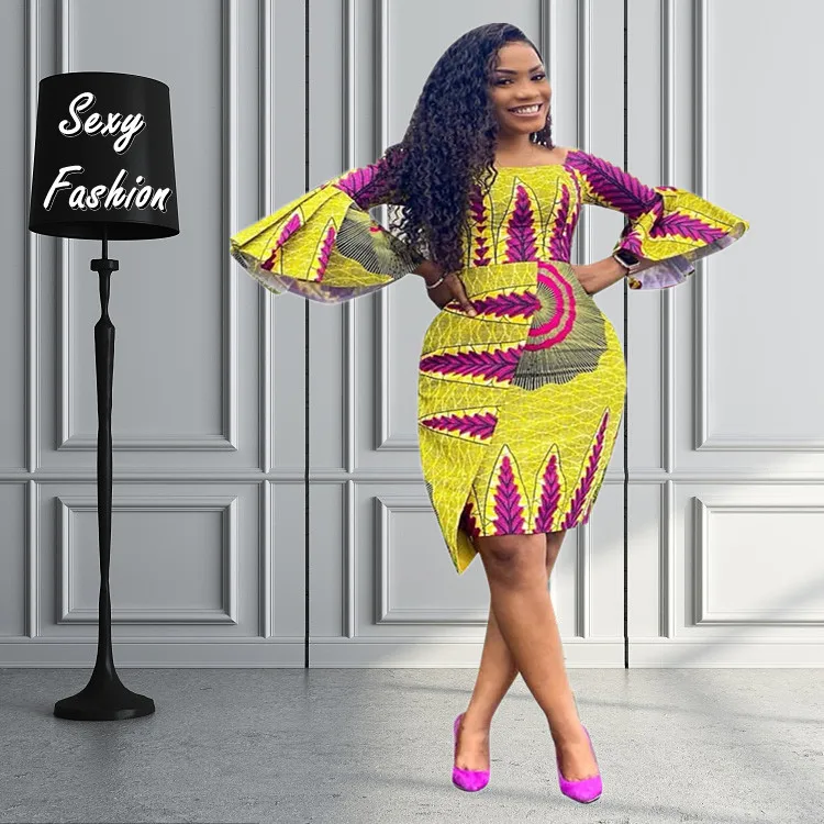 Somoshein Elegant Plus Size Women Clothing Dresses 5xl Petal Sleeve Sexy High Waist Midi Dress Printed Wholesale Dropshipping
Somoshein Elegant Plus Size Women Clothing Dresses 5xl Petal Sleeve Sexy High Waist Midi Dress Printed Wholesale Dropshipping