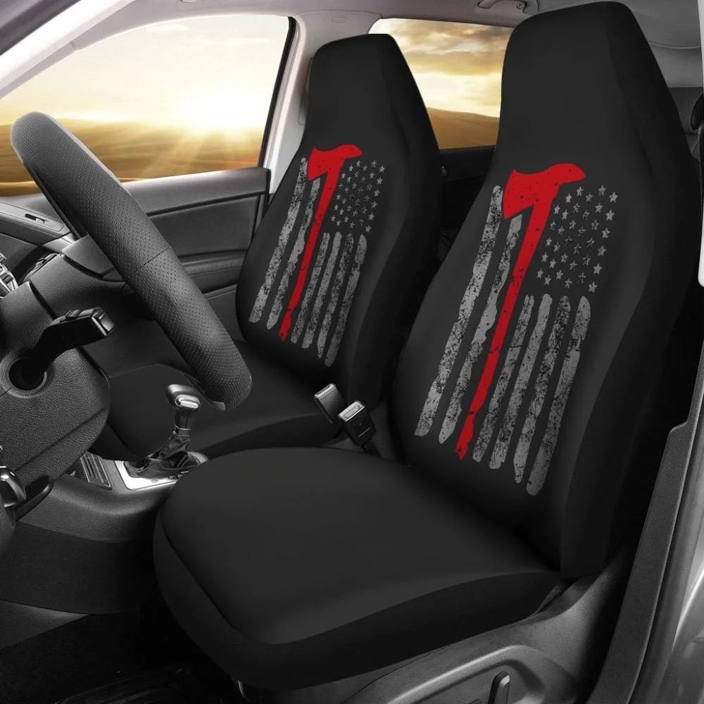 Thin Red Line American Flag Axe Firefighter Car Seat Covers 103131,Pack of 2 Universal Front Seat Protective Cover
Thin Red Line American Flag Axe Firefighter Car Seat Covers 103131,Pack of 2 Universal Front Seat Protective Cover