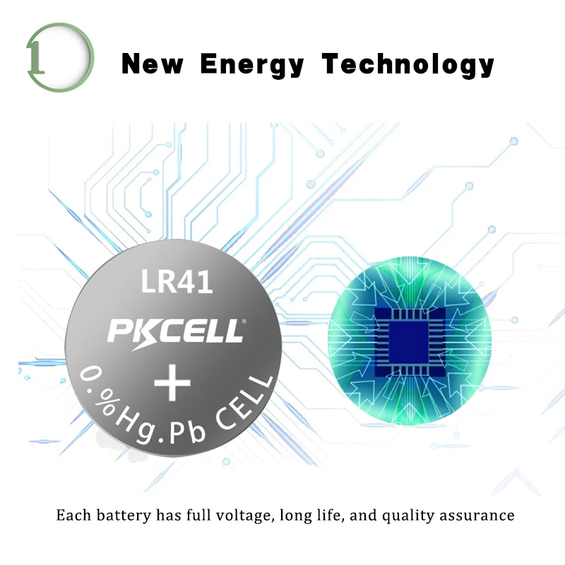 400Pcs/40card PKCELL AG3 1.5V 30mAh Button Batteries LR41 AG3 watch battery SR41W 392 192 192A LR736 for Watches Toy LED
400Pcs/40card PKCELL AG3 1.5V 30mAh Button Batteries LR41 AG3 watch battery SR41W 392 192 192A LR736 for Watches Toy LED