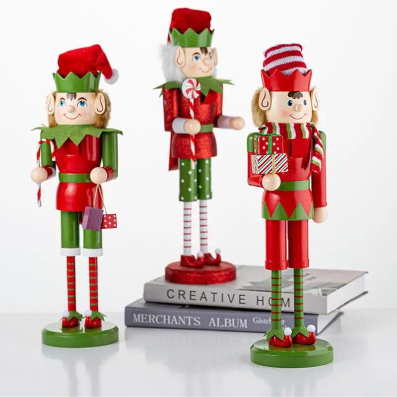 Wooden Nutcracker Elf Lollipop Figurines Ornaments 14.9in Nutcracker Puppet Desktop Crafts Kids Doll Gifts Home Decorations
Wooden Nutcracker Elf Lollipop Figurines Ornaments 14.9in Nutcracker Puppet Desktop Crafts Kids Doll Gifts Home Decorations