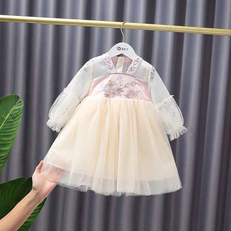 Kids Girl Han Style Vintage Dress Baby Girls Birthday Ball Gown Mesh Dresses Cute Spring Toddler Outfits 1-6 Years
Kids Girl Han Style Vintage Dress Baby Girls Birthday Ball Gown Mesh Dresses Cute Spring Toddler Outfits 1-6 Years