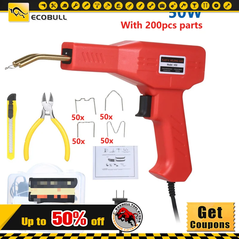 Handy Plastic Welder Hot Stapler Welding Machine Automobile Plastic Welding Gun PVC Soldering Repairing Car Bumper Repair Tools
Handy Plastic Welder Hot Stapler Welding Machine Automobile Plastic Welding Gun PVC Soldering Repairing Car Bumper Repair Tools
