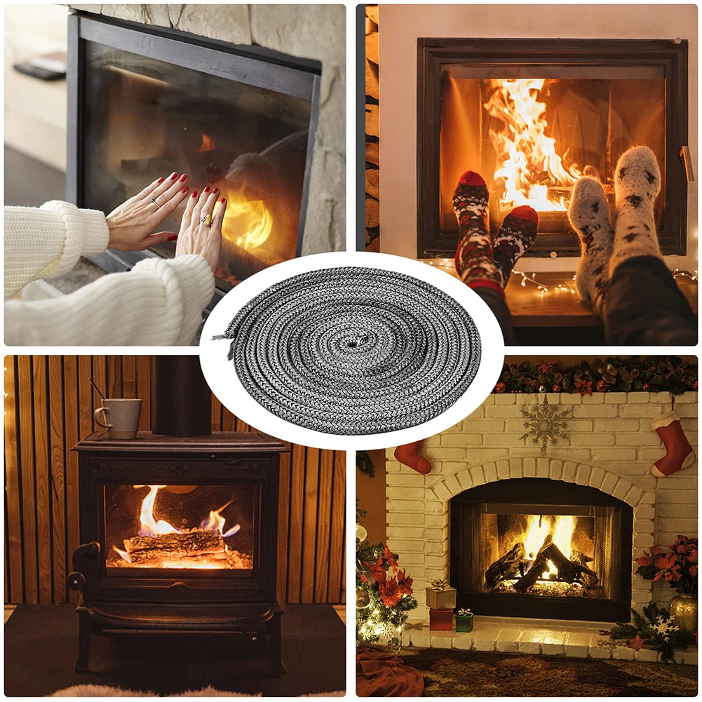 Sealing Tape Fiberglass Rope Fireplace Elastic Gasket Fire Rope Good Performance Heating Prevents Heat Escaping
Sealing Tape Fiberglass Rope Fireplace Elastic Gasket Fire Rope Good Performance Heating Prevents Heat Escaping