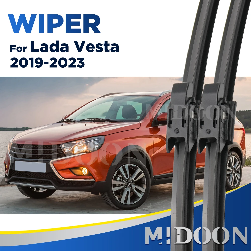 Передние щетки стеклоочистителя MIDOON для Lada Vesta 2019 2020, лобовое стекло, переднее окно 24 "+ 18"
Передние щетки стеклоочистителя MIDOON для Lada Vesta 2019 2020, лобовое стекло, переднее окно 24 "+ 18"