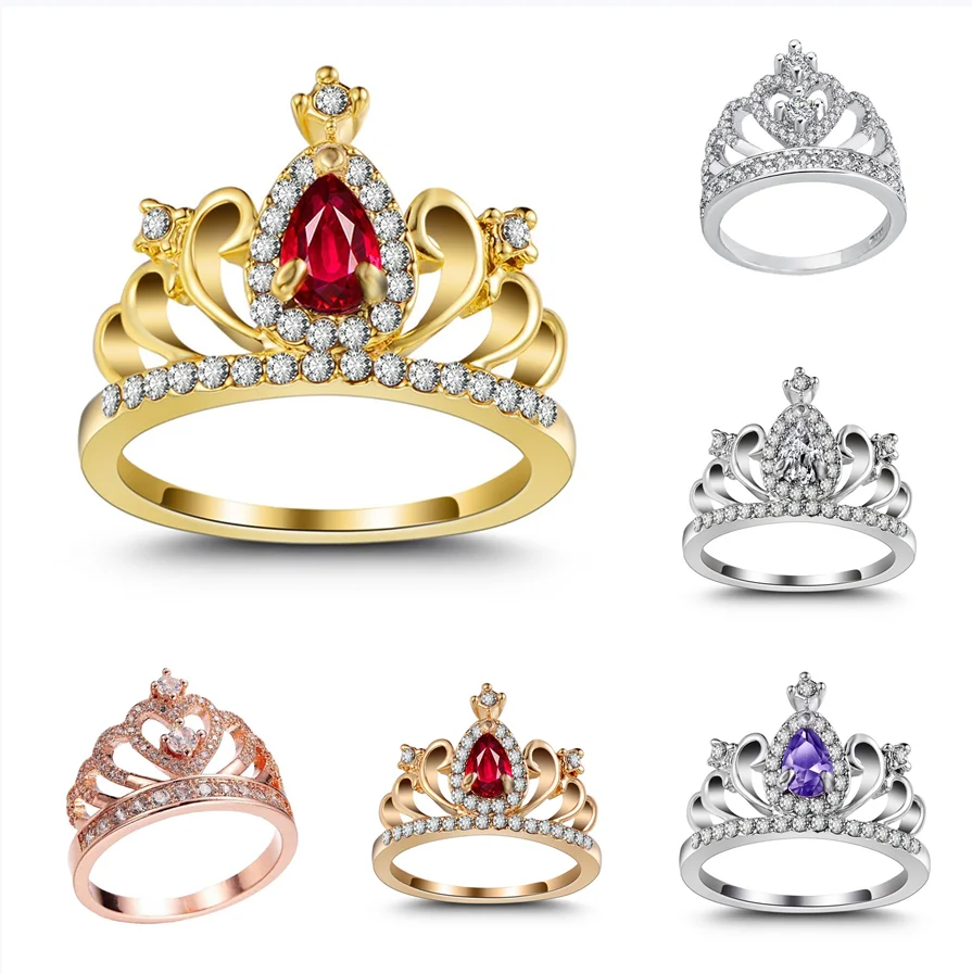 Crown Rings For Women Silver Luxury Jewelry Cubic Zirconia Ring Bridal Wedding Engagement Accessories Drop Shipping
Crown Rings For Women Silver Luxury Jewelry Cubic Zirconia Ring Bridal Wedding Engagement Accessories Drop Shipping