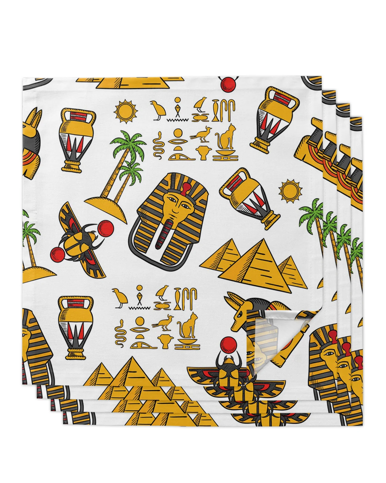 4pcs Ancient Egypt Hieroglyphs Pyramid Square 50cm Table Napkin Wedding Decoration Table Cloth Kitchen Dinner Serving Napkins
4pcs Ancient Egypt Hieroglyphs Pyramid Square 50cm Table Napkin Wedding Decoration Table Cloth Kitchen Dinner Serving Napkins