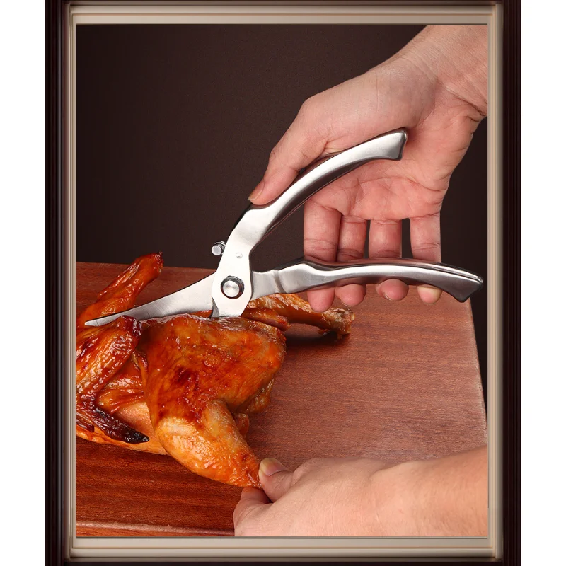 Multifunction Stainless Steel Kitchen Chicken Bone Cutter Cook Shear Duck Fish Meat Cut Chef Scissors
Multifunction Stainless Steel Kitchen Chicken Bone Cutter Cook Shear Duck Fish Meat Cut Chef Scissors