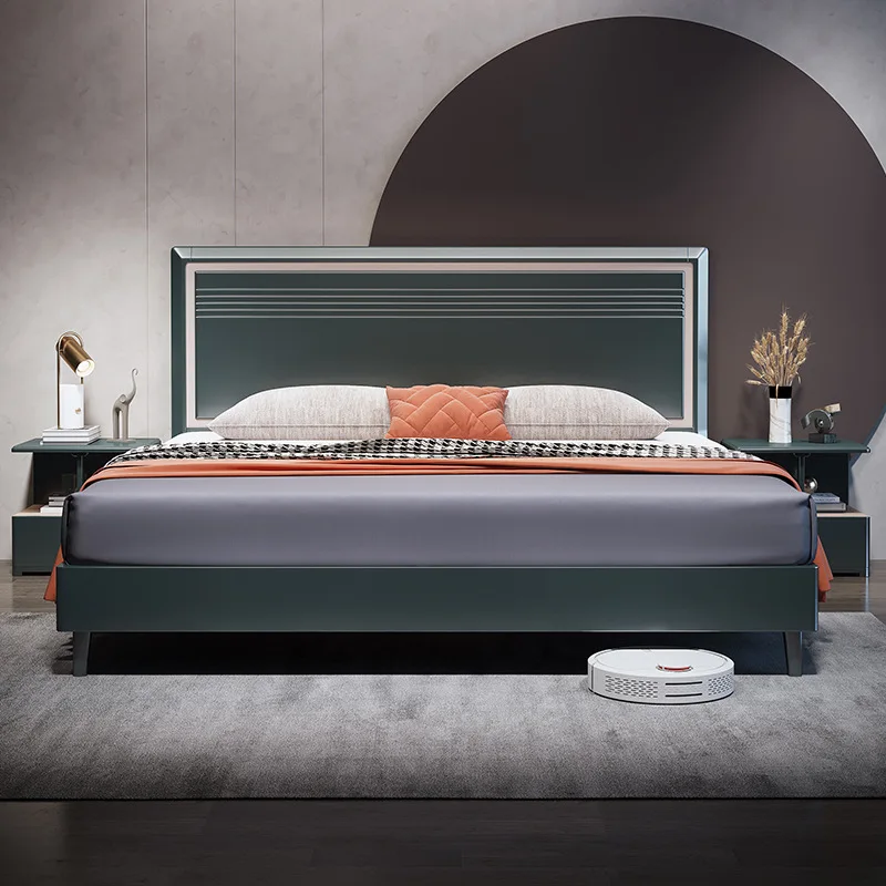 Nordic Simple Solid Wood Bed 1.5m 1.8m Modern Light Luxury Air Pressure High Box Storage Italian Bedroom Furniture
Nordic Simple Solid Wood Bed 1.5m 1.8m Modern Light Luxury Air Pressure High Box Storage Italian Bedroom Furniture