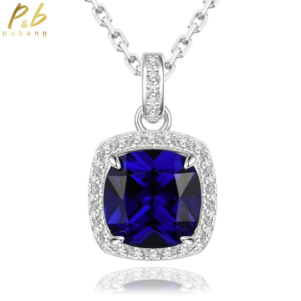 PuBang Fine Jewelry Full Gemstone Sparkling Pendant Necklace 925 Sterling Silver Created Moissanite for Women Gift Free Shipping
PuBang Fine Jewelry Full Gemstone Sparkling Pendant Necklace 925 Sterling Silver Created Moissanite for Women Gift Free Shipping