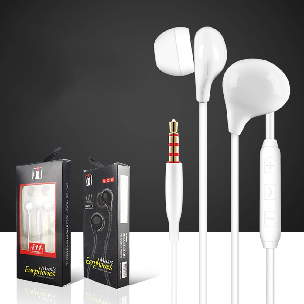 120cm In-Ear Headphones Universal Heavy Subwoofer With Mic Wired Music Earplugs Moving Coil Type Headset
120cm In-Ear Headphones Universal Heavy Subwoofer With Mic Wired Music Earplugs Moving Coil Type Headset