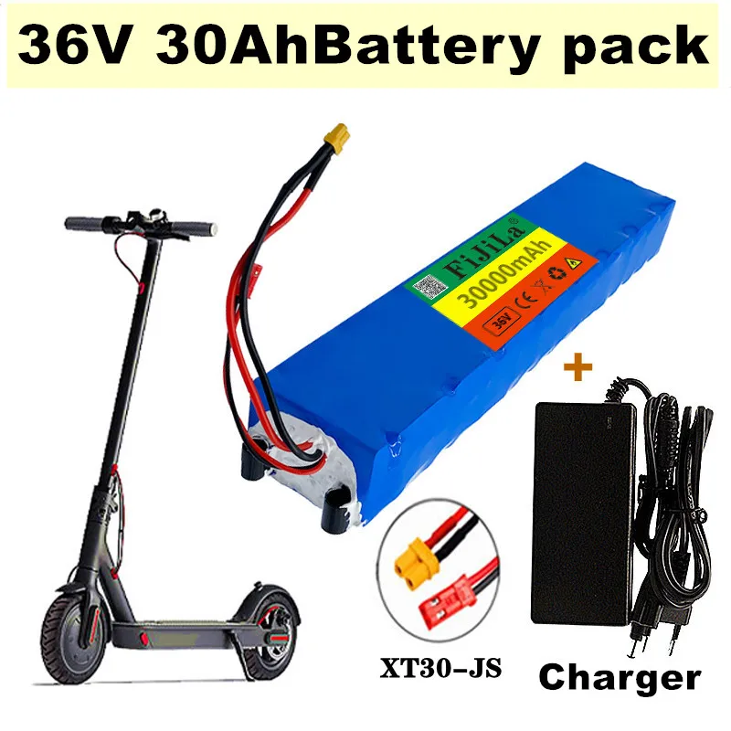 36V 30Ah 18650 lithium battery pack 10S3P 30000mah 250W-500W Same port 42V Electric Scooter M365 ebike Power Battery with BMS
36V 30Ah 18650 lithium battery pack 10S3P 30000mah 250W-500W Same port 42V Electric Scooter M365 ebike Power Battery with BMS