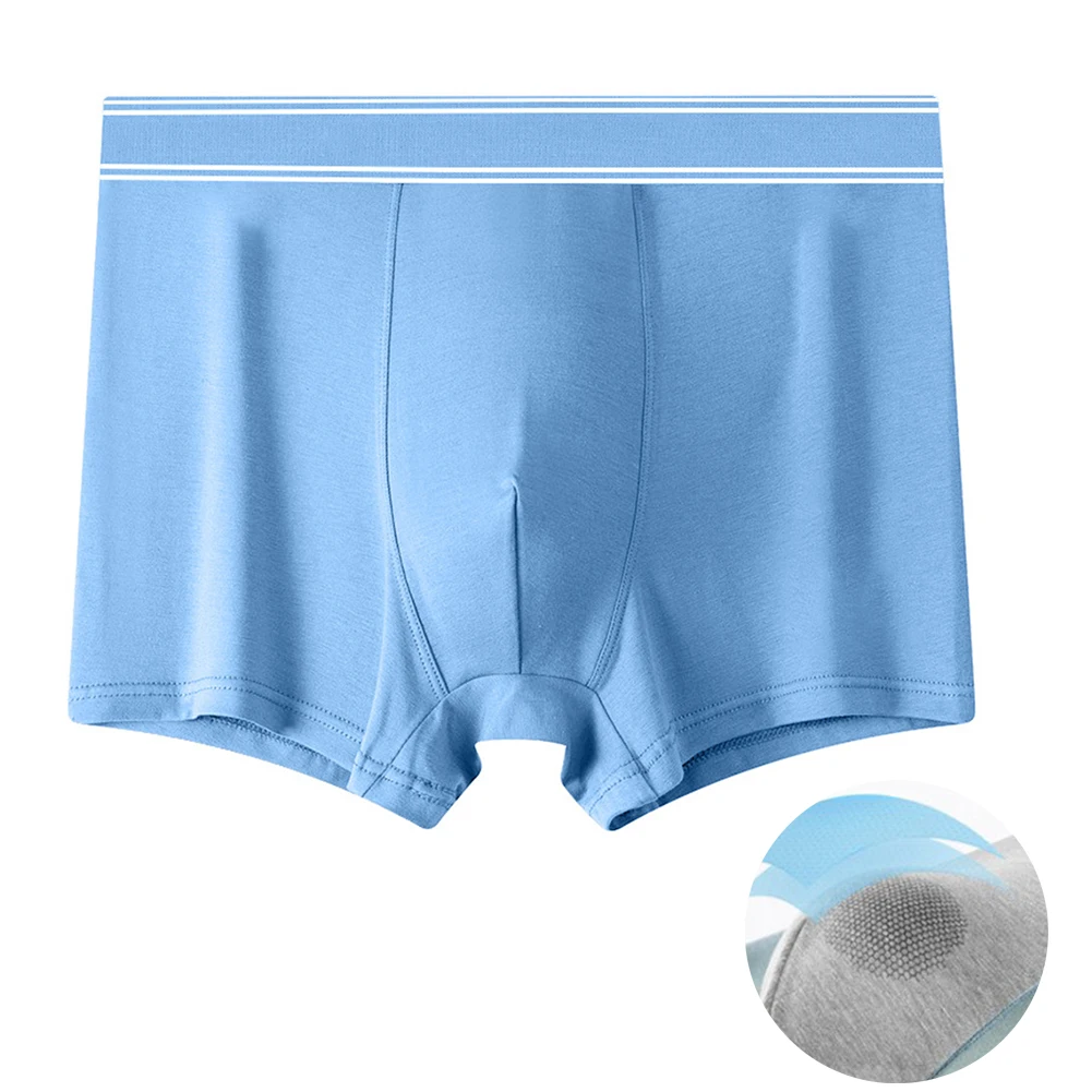 

Men U Convex Modal Boxer Briefs Soft Breathable Teenagers Underpants Stretch Flat Boxers Knickers Trunks Shorts Underwear Men's