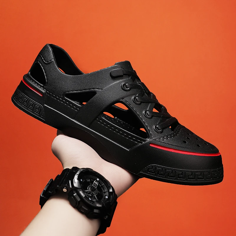 2023 Travel Sandals New Breathable Men Casual Shoes Hollow Out Antiskid Loafers Brand Design Shoes Handmade lazy Beach Slippers
2023 Travel Sandals New Breathable Men Casual Shoes Hollow Out Antiskid Loafers Brand Design Shoes Handmade lazy Beach Slippers