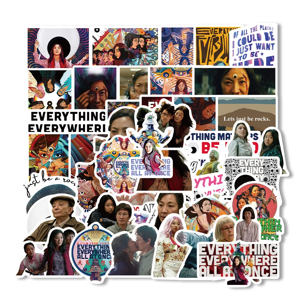 10/50pcs Everything Everywhere All at Once movie Stickers DIY Bike Magic Luggage Guitar Laptop Waterproof Classic Kid Toy Sticke
10/50pcs Everything Everywhere All at Once movie Stickers DIY Bike Magic Luggage Guitar Laptop Waterproof Classic Kid Toy Sticke