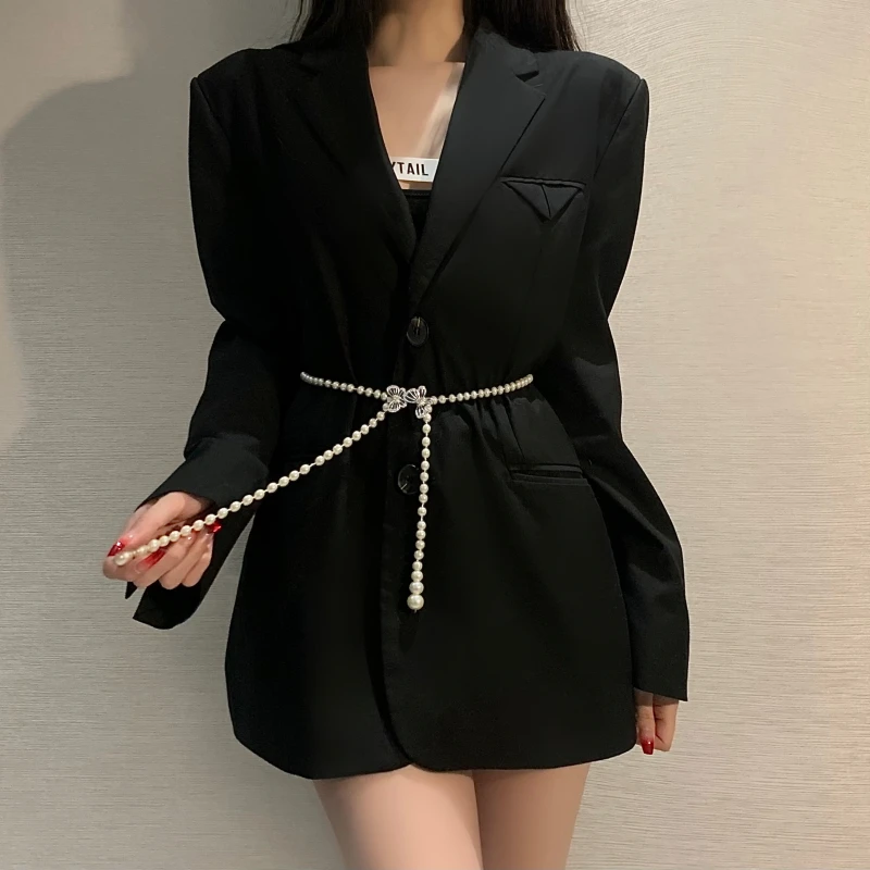 New cool girl trendy pearl butterfly metal waist chain accessories dress belt body chain dress belt chain accessories
New cool girl trendy pearl butterfly metal waist chain accessories dress belt body chain dress belt chain accessories