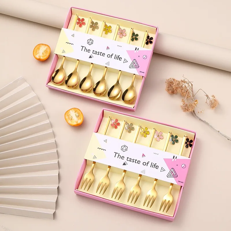 Wholesale Creative 304 Stainless Steel Spoons, Fruit Forks, Coffee Stirring Spoons with Hand Gifts, Flower Pendants, Spoons And
Wholesale Creative 304 Stainless Steel Spoons, Fruit Forks, Coffee Stirring Spoons with Hand Gifts, Flower Pendants, Spoons And