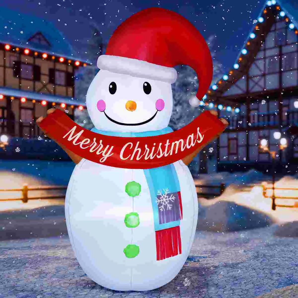 6FT Christmas Decoration Snowman Model Snowman Christmas Inflatables Christmas Snowman
6FT Christmas Decoration Snowman Model Snowman Christmas Inflatables Christmas Snowman