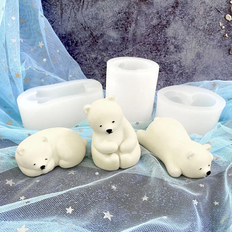 Polar Bear Silicone Mold Mousse Chocolate Fondant Cake Making Tool 3D Candle Aromatherapy Mold Clay Plaster Desktop Ornament
Polar Bear Silicone Mold Mousse Chocolate Fondant Cake Making Tool 3D Candle Aromatherapy Mold Clay Plaster Desktop Ornament