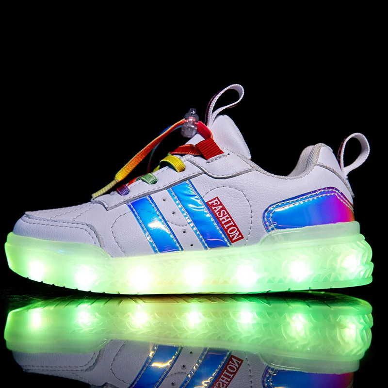 2022 New Low-top LED Light Shoes Korean Version Colorful Children's Light-emitting Shoes Fashion USB Charging Student Shoes
2022 New Low-top LED Light Shoes Korean Version Colorful Children's Light-emitting Shoes Fashion USB Charging Student Shoes