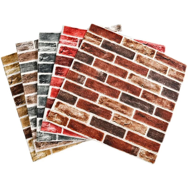 Wallpaper self-adhesive 3D three-dimensional wall stickers wall soft package shop decoration wall skirt wall board red brick
Wallpaper self-adhesive 3D three-dimensional wall stickers wall soft package shop decoration wall skirt wall board red brick