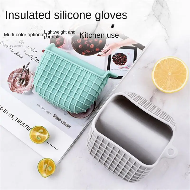 Silicone Heat Insulation Hand Clip Dish Basin Plaid Hand Clip Baking Oven Gloves Microwave Oven Silicone Gloves 70g Thickened
Silicone Heat Insulation Hand Clip Dish Basin Plaid Hand Clip Baking Oven Gloves Microwave Oven Silicone Gloves 70g Thickened