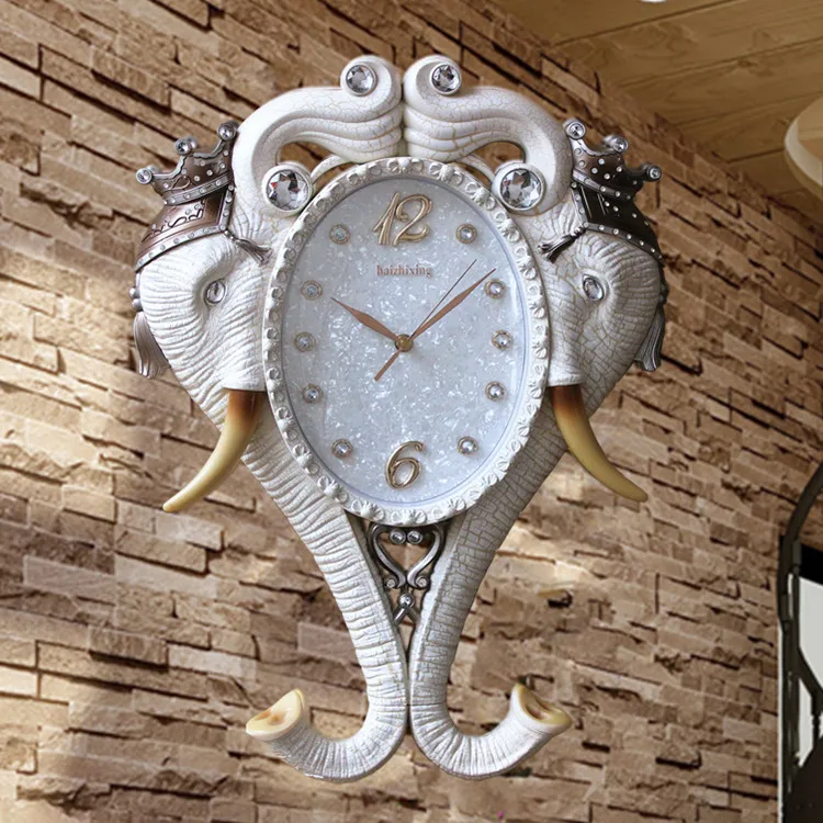 CRAFTS ARTS HOME DECORATION LUCKY ELEPHANT RESTAURANT DECOR HOME FURNISHING EUROPEAN STYLE LIVING ROOM WALL CLOCK WATCH MUTE CRE
CRAFTS ARTS HOME DECORATION LUCKY ELEPHANT RESTAURANT DECOR HOME FURNISHING EUROPEAN STYLE LIVING ROOM WALL CLOCK WATCH MUTE CRE
